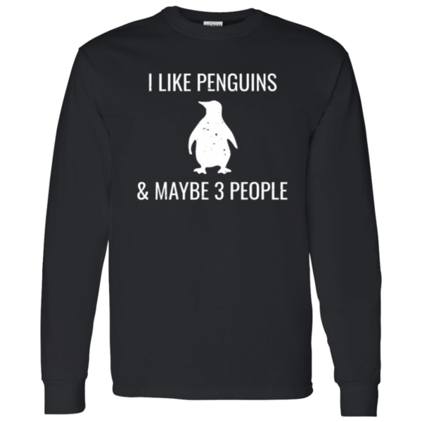 I Like Penguins & Maybe Pizza: Funny Men’s T-Shirt for the Penguin and Food Lovers