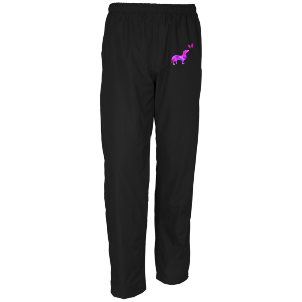 The Butterfly Paws: Dachshund with Wings Elasticated Sweatpants for Cozy, Playful Days